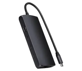 Satechi USB-C Multiport-Adapter 8K V3 Midnight / Adapter / HDMI 8K / RJ45 / SD / PD 100W