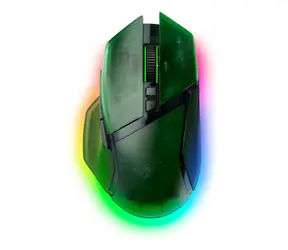 Razer Basilisk V3 Pro 35K grün / Kabellose Gaming-Maus / Optisch / 35.000 DPI / 11 Tasten / USB-C / Bluetooth