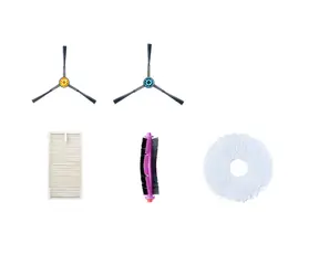 Midea V12 Ersatzteilset / Zubehör / 6x Seitenbürste / 2x Walze / 3x HEPA-Filter / 4X Wischmopp / 3x Beutel