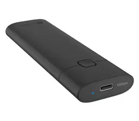 Icy Box Spade Case 1806 schwarz / Externes Gehäuse für M.2 SSD / USB-C 3.2 Gen2 / bis zu 2 TB NVMe / Aluminium