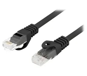 Lanberg UTP Cat6 1,5 m schwarz / Patchkabel / RJ45-RJ45 / LSZH / Fluke-geprüft