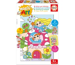 Educa Malen nach Zahlen Fantasy / 2 Bilder / 9 Farben