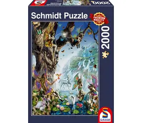 Schmidt Puzzle Im Tal der Wasserfeen / 2000 Teile / ab 12 Jahren