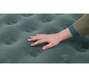 Outwell Excellent Doppel-Luftmatratze, dunkelgrün/grau, 200 x 135 x 30 cm