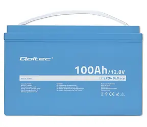 Qoltec LiFePO4-Akku / Akku / 12,8 V / 100 Ah / 1280 Wh / BMS