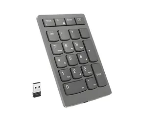 Lenovo Go Kabelloser Ziffernblock, grau / Ziffernblock / Kabellos / 21 Tasten / Ergonomisches Design