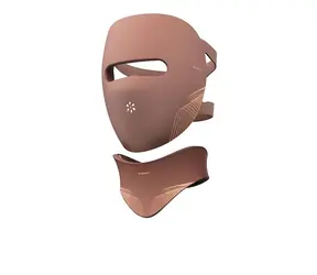 Garett Beauty Skin Ritual Gesichts- & Halsmaske (braun) / LED-Gesichts- und Halsmaske / 4 Lichtmodi / IPX6 / 2000 mAh