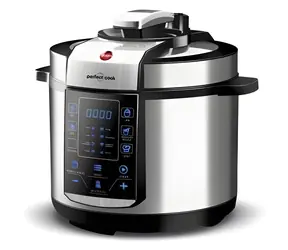 Eldom SW500 Edelstahl / Multifunktionaler Schnellkochtopf / 900 W / 5 l / 14 Programme / Display