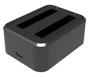 Puluz PU818 / Doppelakku-Ladegerät / Für Insta360 X3 / USB-C / 5V 3A