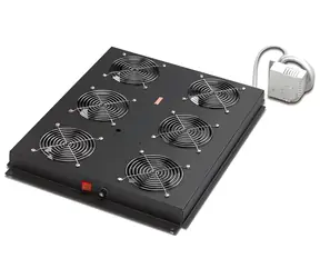Digitus DN-19 FAN-6-SRV-B / Deckenventilatoreinheit / 6 Ventilatoren / Thermostat / schwarz