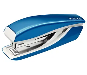 Leitz NeXXt 5528, Metallicblau / Minihefter / bis zu 10 Blatt / Metall
