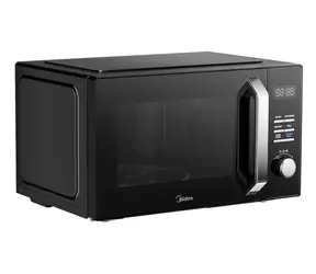 Midea MAG25XF schwarz / Mikrowelle mit Grillfunktion / 25 l / 800 W / Grill 1000 W