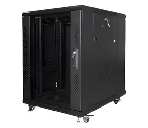 Lanberg 15HE 19" schwarz / Rack-Schrank / 600×800 mm / Flach verpackt / Freistehend
