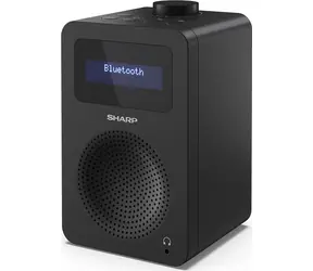 Sharp DR-430 schwarz / Digitalradio / 5 W / DAB+ / FM / BT 5.0 / 3,5 mm