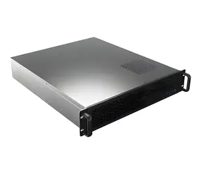 Lanberg SC01-5202-12B / Servergehäuse / 19" / 2U / ATX / Micro-ATX / Mini-ITX / SSI CEB