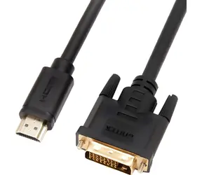 Unitek C1271BK-2M schwarz / HDMI-DVI-D-Adapter / Bidirektional / 4K 60 Hz