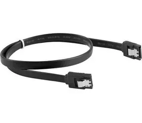 Lanberg CA-SASA-14CU-0050-BK schwarz / SATA-Kabel / SATA (M) - SATA (M) / 0,5 m