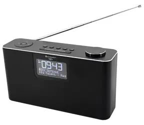 Soundmaster DAB700SW schwarz / Radiowecker / DAB+ / FM / RDS / Bluetooth / MP3