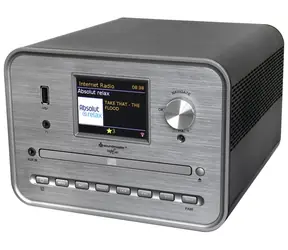 Soundmaster High Line ICD1050SW / Hybridradio mit CD-Player / FM-RDS / DAB+ / WLAN / Bluetooth / USB / 2 x 7 W