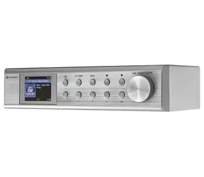 Soundmaster IR1500SI silber / Küchenradio / DAB+ / FM / Bluetooth / WLAN / 2"-LCD