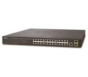 Planet GS-4210-24T2S / Switch / L2 / 24x 1Gb RJ-45 / 2x 1Gb SFP / QoS / Lüfterlos