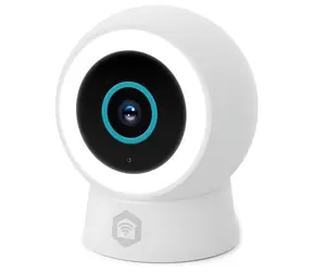 Nedis IP-Kamera für den Außenbereich, weiß / IP-Kamera / WLAN / 3 MP / IP65 / ONVIF / Scheinwerfer / Nachtsicht bis 10 m