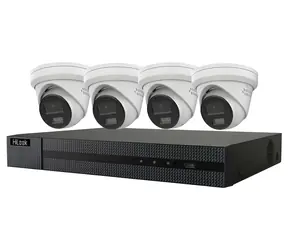 HiLook Kit Turret 6MPx / Kamerasystem / 1x NVR-108MH-C/8P / 4X IPC-T260HA-LUF / 2TB / SMART Hybrid Light / PoE