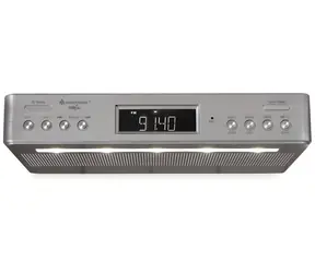 Soundmaster UR2045SI silber / Küchenradio / DAB+ / Bluetooth / RDS / Dualwecker
