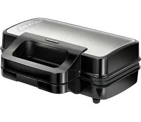 MpM MOP-43M schwarz / Sandwichmaker / 4 Sandwiches / 1000 W