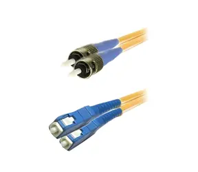 Xtendlan FO Patchkabel ST-SC 10 m / Optisches Patchkabel / 9/125 Duplex / G.652d / LS0H