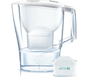 Brita Aluna weiß / Wasserfilterkanne / 2,4 l / Maxtra Pro Pure Filter