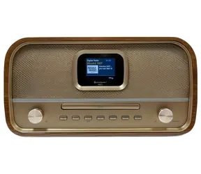 Soundmaster DAB970BR1 braun / Radio mit CD-Player / DAB+ / FM / AM / Bluetooth / MP3