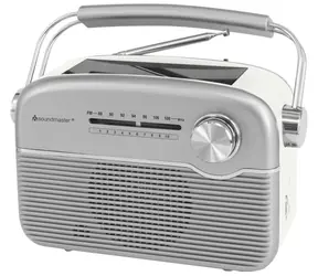 Soundmaster TR480SI silber / Radio / FM/UKW / Solarbetrieb / Batterie