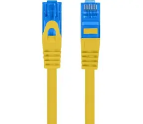 Lanberg gelb / Patchkabel / Kat. 6A / S/FTP / LSZH / CCA / 10 m / Fluke-geprüft
