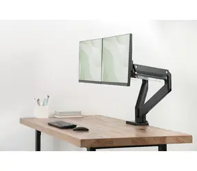 Digitus DA-90427 / Tischhalterung für 2 Monitore / Gasfeder / VESA 75x100 / 15-35" / 2x15 kg