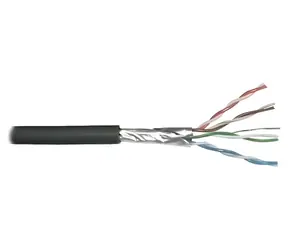 Planet Elite FTP-Kabel Cat6 für den Außenbereich / Netzwerkkabel / Ader / 4 Adernpaare / PE / 305 m Kabelstrang / -40 bis +70 °C