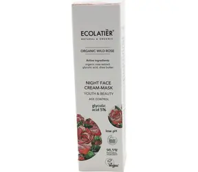 GreenCo ECL WILD ROSE / Nachtcreme-Maske / 50 ml