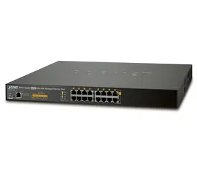 Planet UPOE-800G / PoE-Injektor / 8x Gigabit / IEEE 802.3bt / <400W (90W/ Port) / Scheduler + Watchdog