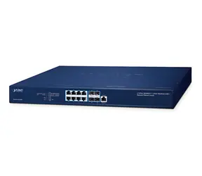 Planet XGS-6311-8T4XR / Switch / L3 Managed / 8x 10G RJ-45 / 4X 10G SFP+ / QoS / Redundantes Netzteil