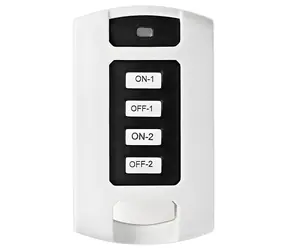 Nedis Funkfernbedienung weiß / Intelligente Fernbedienung / 2 Kanäle / 433,92 MHz