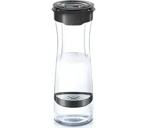 Brita Fill & Serve schwarz / Wasserfilterkaraffe / 1,3 l / Filter: MicroDisc