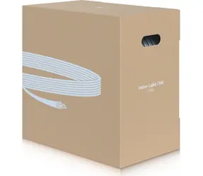Ubiquiti UniFi Cable C6A CMR 305m weiß / Installationskabel / Cat6A / UTP / AWG23