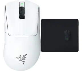 Razer DeathAdder V3 Pro + Gigantus V2 L / Kabellose Gaming-Maus + Mauspad / Set