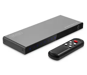 Digitus HDMI-Switch 5x1 schwarz / Umschalter / 8K/60Hz / 5 Eingänge auf 1 Ausgang / HDR, HDCP 2.3 / Fernbedienung