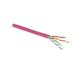 Planet Elite UTP-Kabel Cat5e lila / Kabel / Draht / LS0H / 305 m
