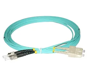 Xtendlan FO Patchkabel ST-SC 5 m / Optisches Patchkabel / Multimode 50/125 OM3 / Duplex / LS0H