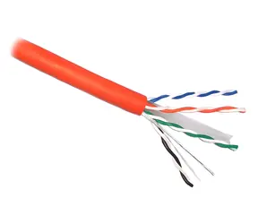 Planet Elite orange / UTP-Kabel / Cat6A / Draht / 4 Paare / LS0H / 305 m / B2ca-s1,d1,a1