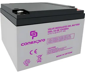 Conexpro GEL-12-28 / Batterie / GEL / 12V/28Ah / T12-M5 / Deep Cycle