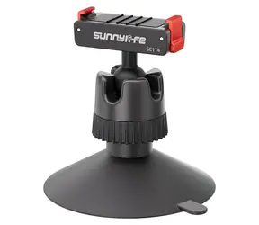 Sunnylife SC114 / Magnetadapter / für DJI OSMO 360, Action 5 Pro, 4, 3 / Kugelgelenk 360° / Saugnapf 68 mm