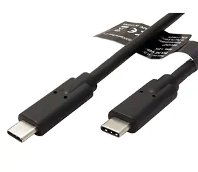 Roline USB-C - USB-C-Kabel 50 cm schwarz / Kabel / USB 3.2 Gen 2x2 / PD 100 W / 20 Gbit/s